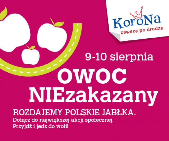 Centrum Korona wspiera polskie jabka