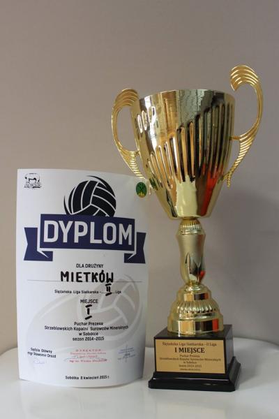 Puchar dla GLKS Mietkw w laskiej Lidze Siatkarskiej