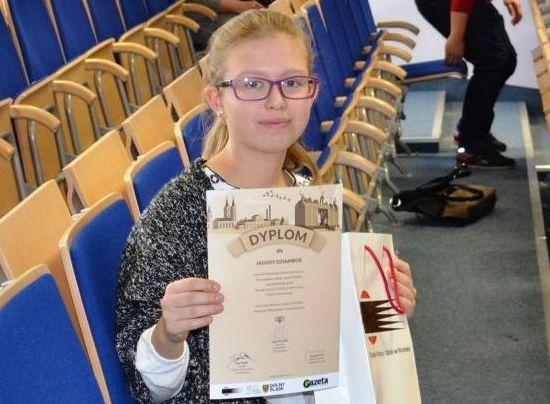Sukces literacki uczennicy Gimnazjum w Siechnicach