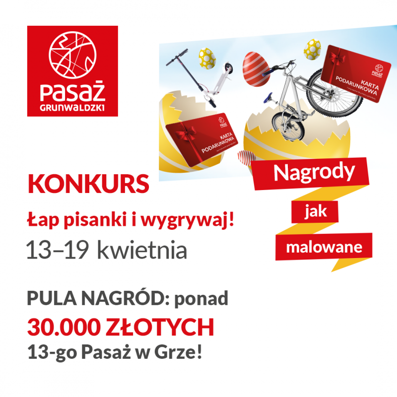  ap pisanki i wygrywaj - konkurs wielkanocny w Pasau Grunwaldzkim