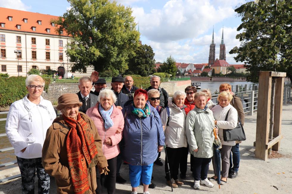 Wycieczka uczestnikw Powiatowego Klubu Seniora w Ktach Wrocawskich do Wrocawia