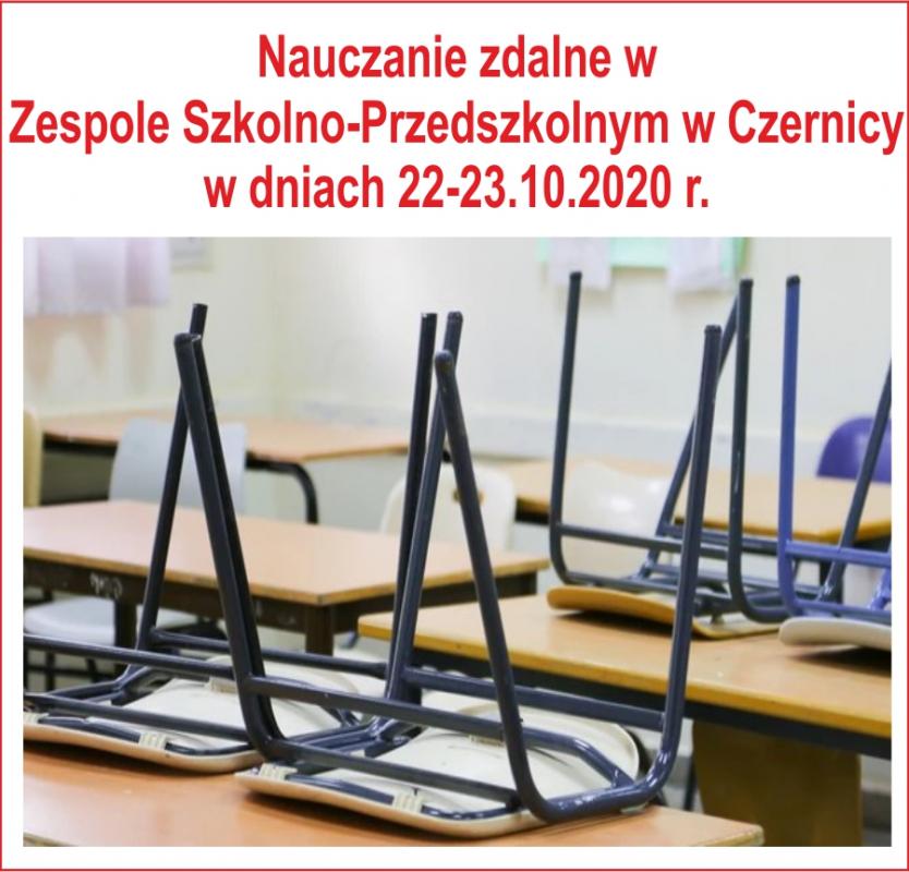 Nauczanie zdalne w Zespole Szkolno-Przedszkolnym w Czernicy