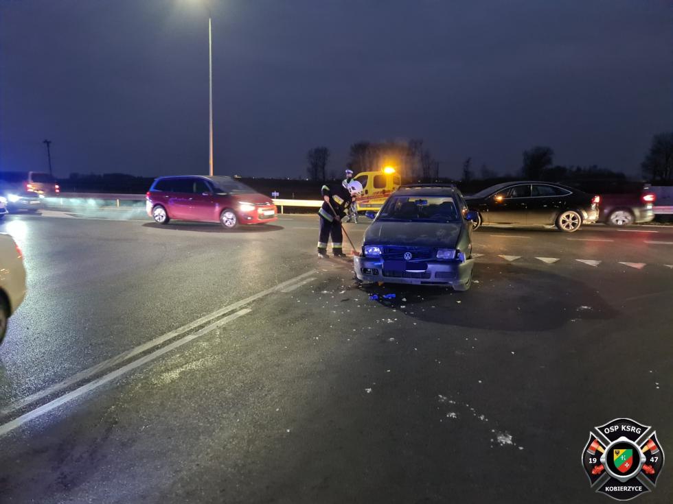 Wypadek drogowy w Domasawiu