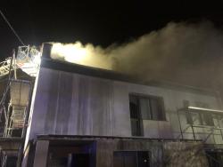 Długołęka - Pożar budynku w Brzeziej Łące