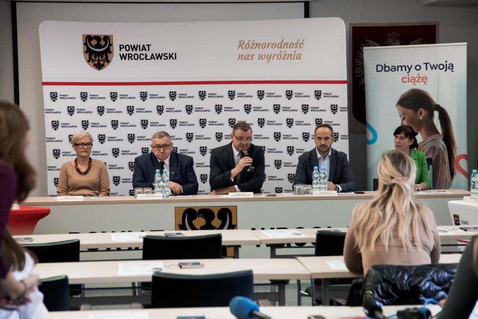  „Powiat Wrocławski promuje e-zdrowie” Konferencja prasowa wzbudziła duże zainteresowanie wśród dziennikarzy