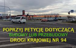 Powiat Wrocławski - Poprzyj wniosek o budowę lub przebudowę drogi krajowej nr 94 na odcinku prowadzącym przez gminę Siechnice