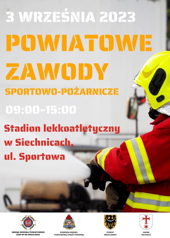 Powiatowe Zawody Sportowo - Pożarnicze 3 września w Siechnicach 